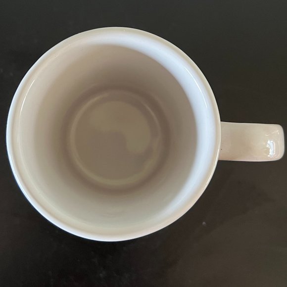 Pair of GIBSON  TEA & COFFEE Ceramic Mugs with Word Cloud Collage Patterns - Picture 8 of 13